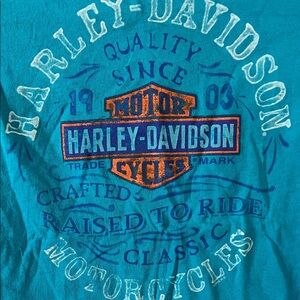 Harley-Davidson Blue Graphic Tee